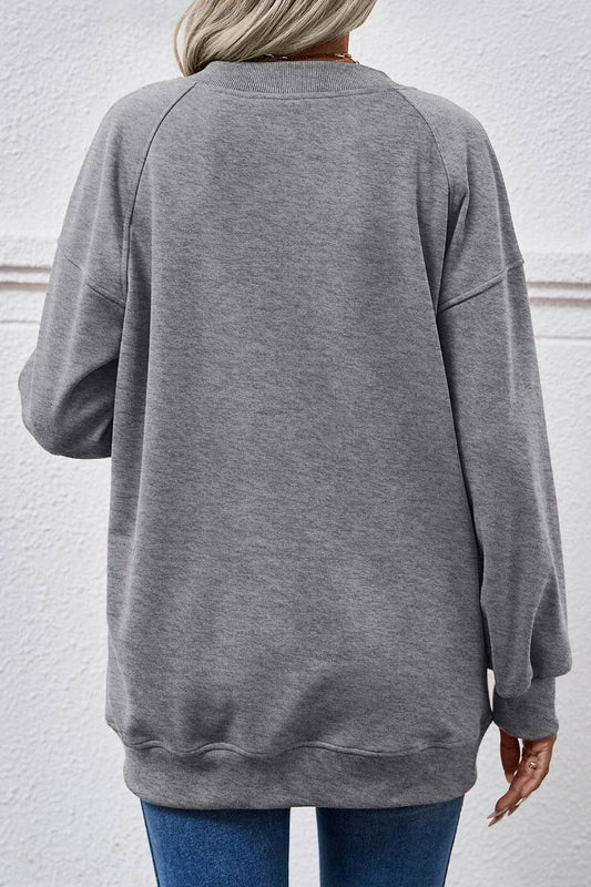 CWTBLL2618_WINTER FASHION CREW-NECK LONG-SLEEVED TOP