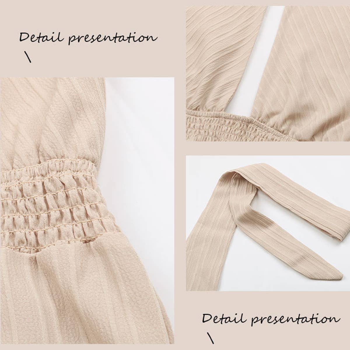 CROSS-NECK BACKLESS SOLID COLOR ROMPER SHORTS