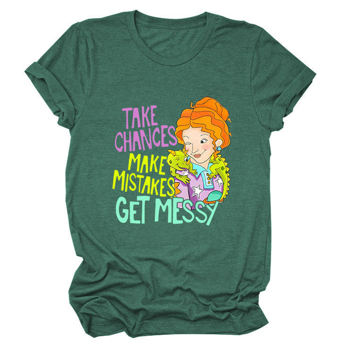 Positive Message Tee ?œTake Chances??Print_CWTTS1484