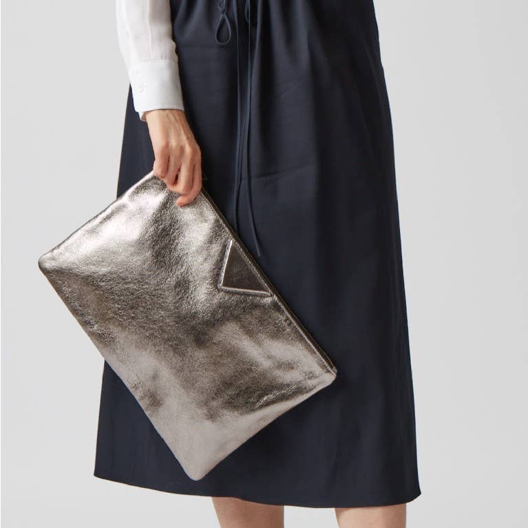 Glitter soft PU large-capacity clutch bag