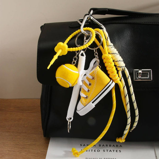 Mini Canvas Sneaker Charm ? Sporty Golf Style