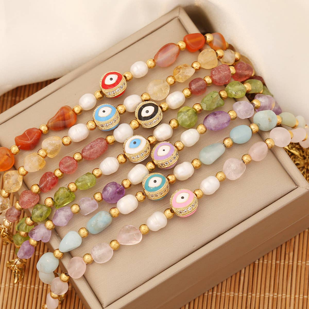 STYLISH AND SIMPLE NATURAL STONE BRACELET_CWAJE0641