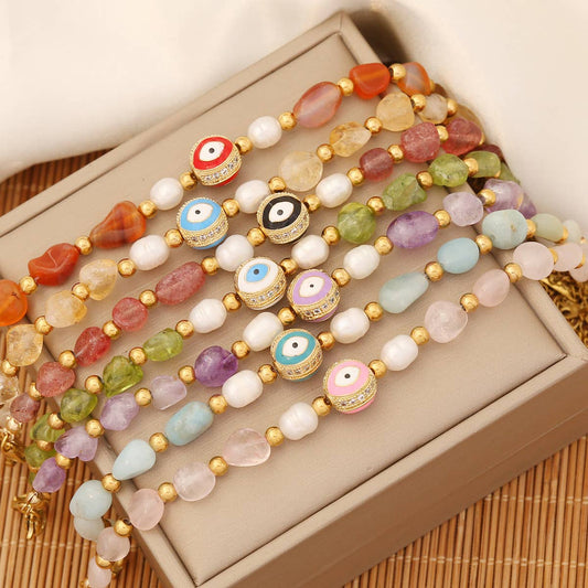 STYLISH AND SIMPLE NATURAL STONE BRACELET_CWAJE0641