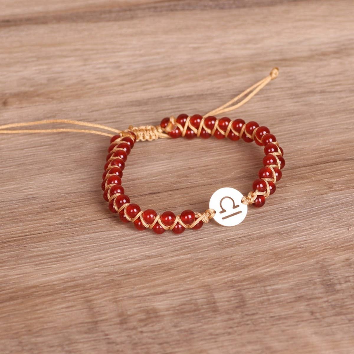 CONSTELLATIONS 4MM STONE BEADS BRAIDED BRACELETS
