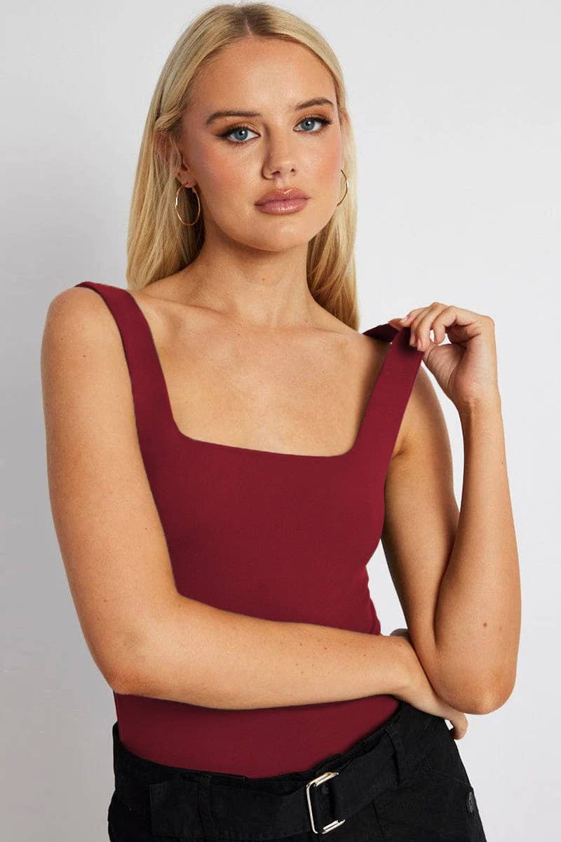 CWTTSL0462_SLIM FIT GAL INNOCENT KNIT SPORTS TOP