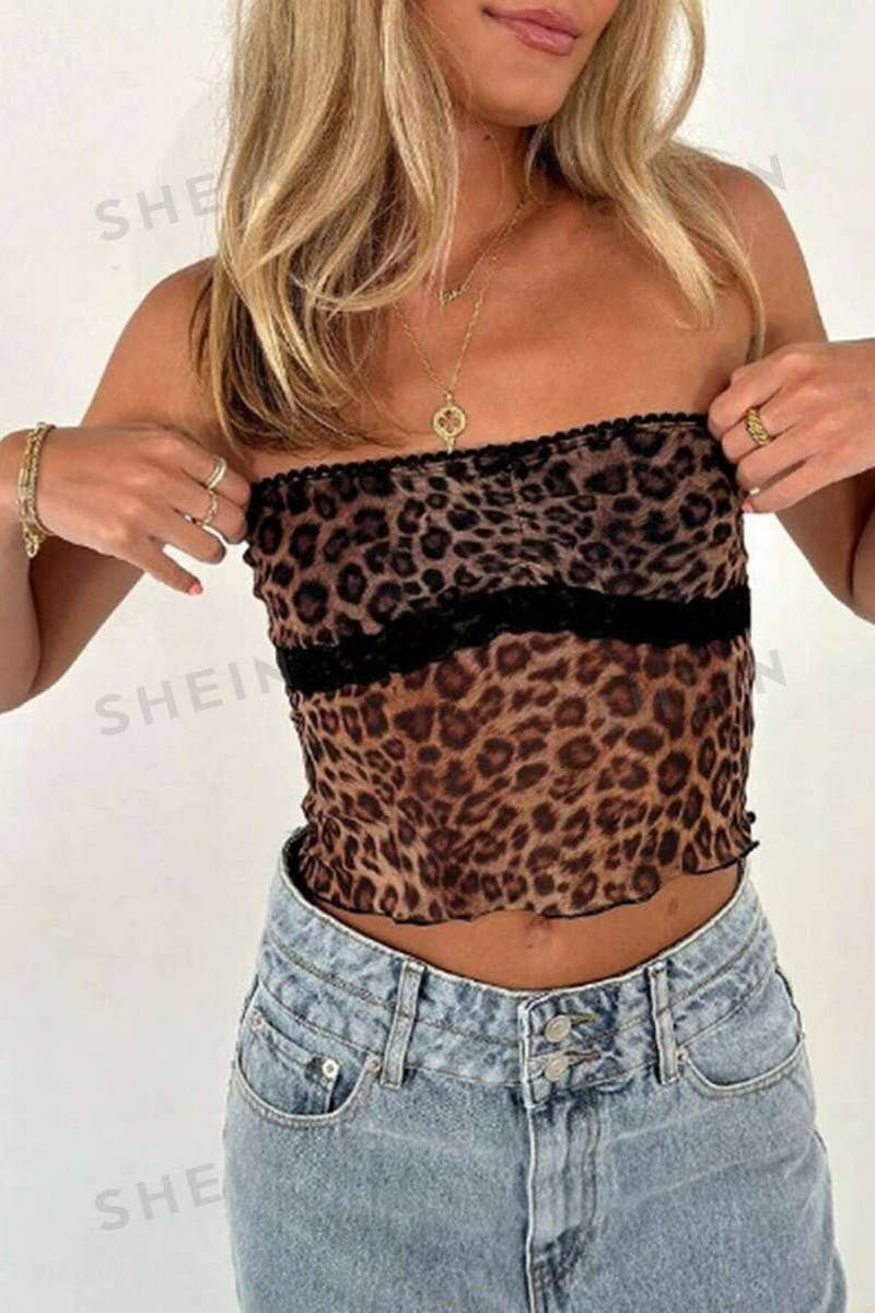 CWTTT0080_LEOPARD PRINT SEXY SLEEVELESS WRAP TANK TOP