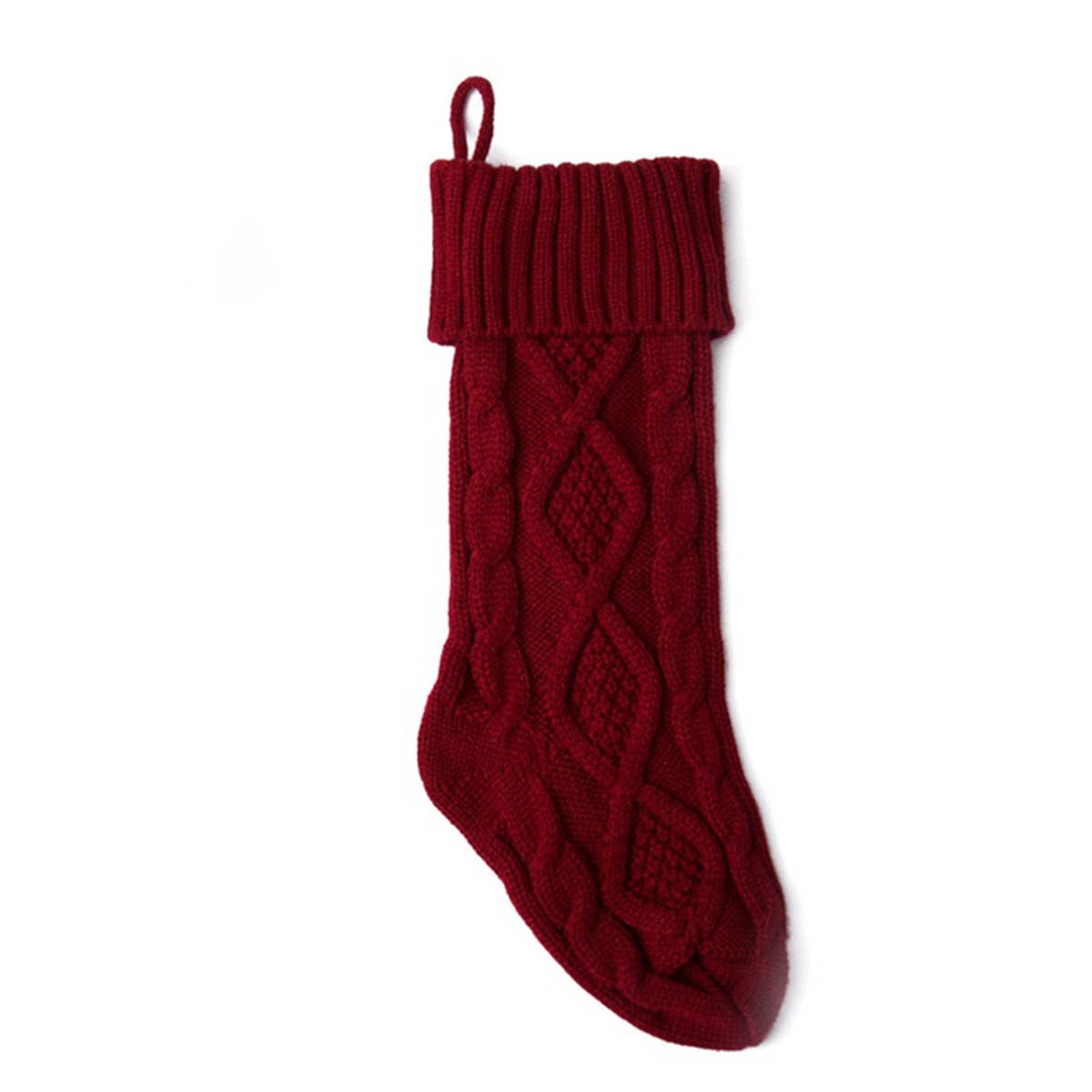DIAMOND SHAPED CANDY BAG CHRISTMAS STOCKING