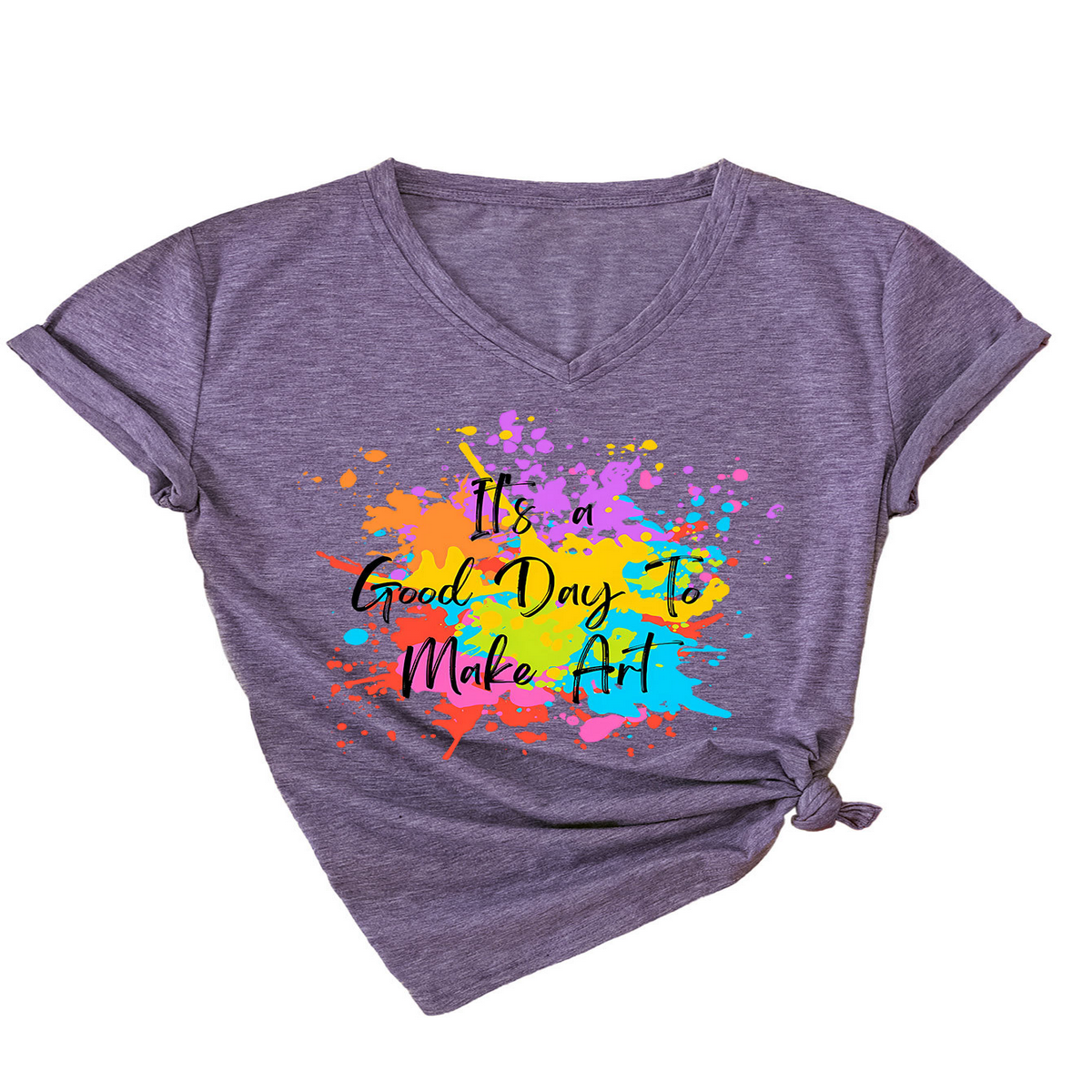 It¡¯s a Good Day to Make Something V-Neck Tee