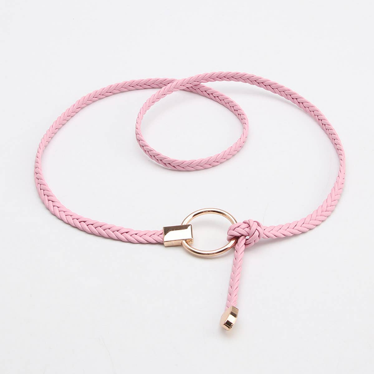 CWABE0929_CASUAL HAND-WOVEN THIN BELT