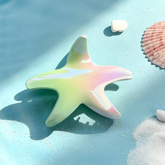 Starfish gradient color electroplated hairpins