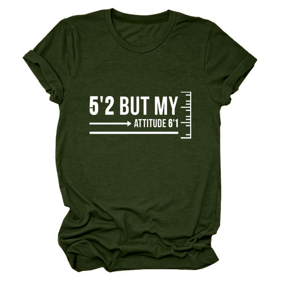 Trendy Graphic Tee Women Short Girl Energy