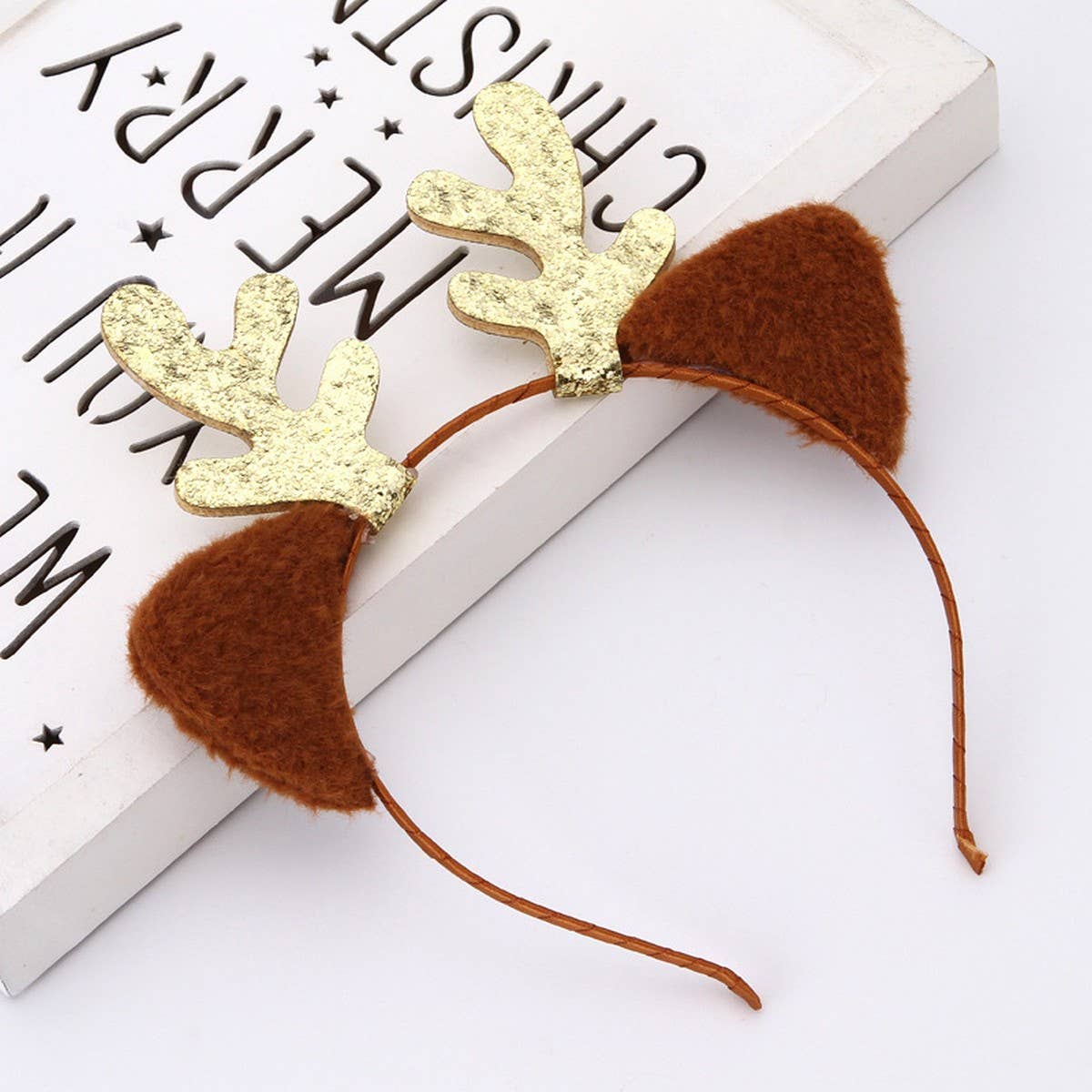 CHRISTMAS DEER ANTLER HEADBAND CAT EARS HEADBAND