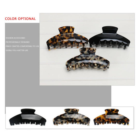LEOPARD PRINT HAIR CLIP SHARK CLIP HAIRPIN