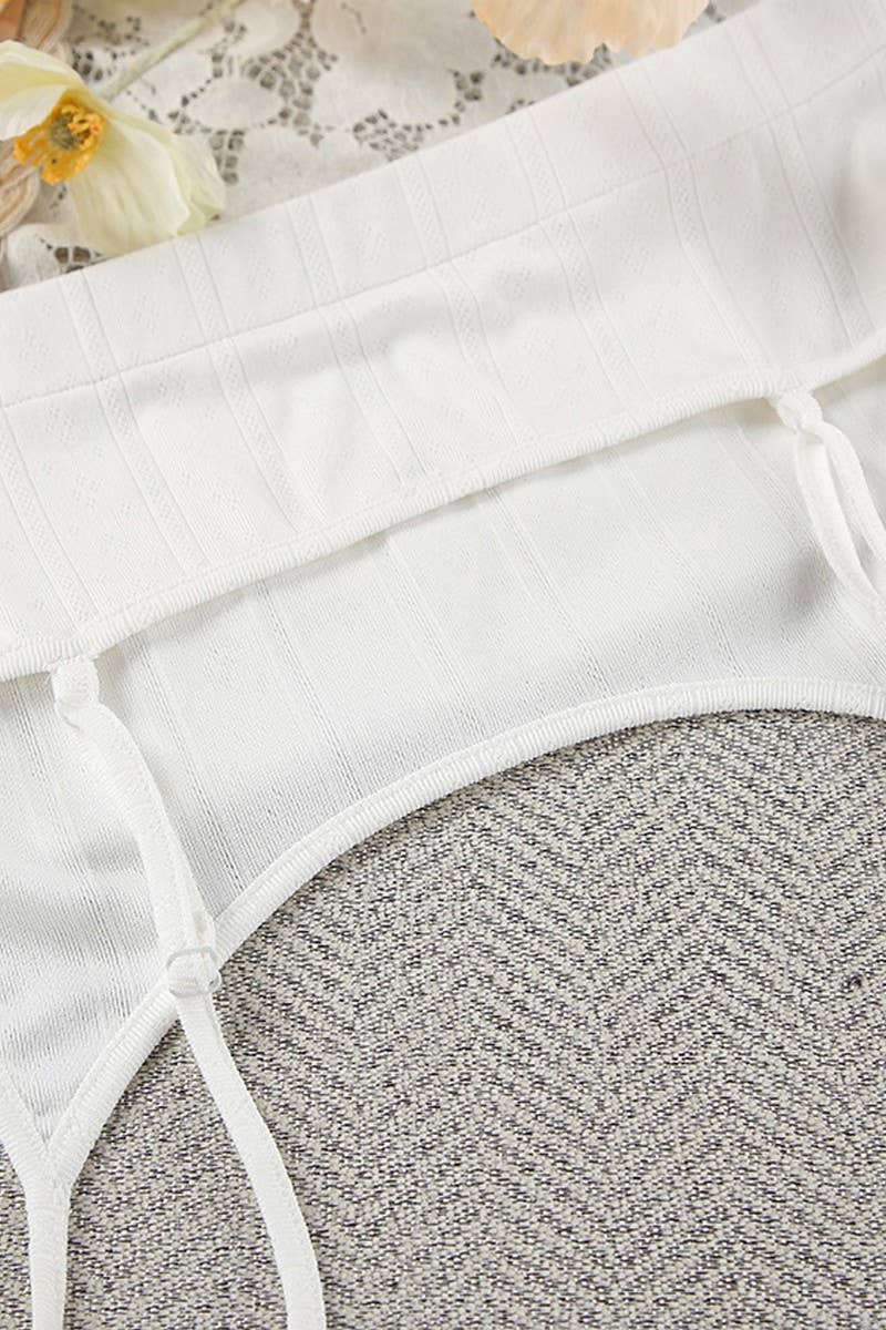 CWSPJ0243_JACQUARD SUSPENDER TOP AND TROUSERS PAJAMA SET