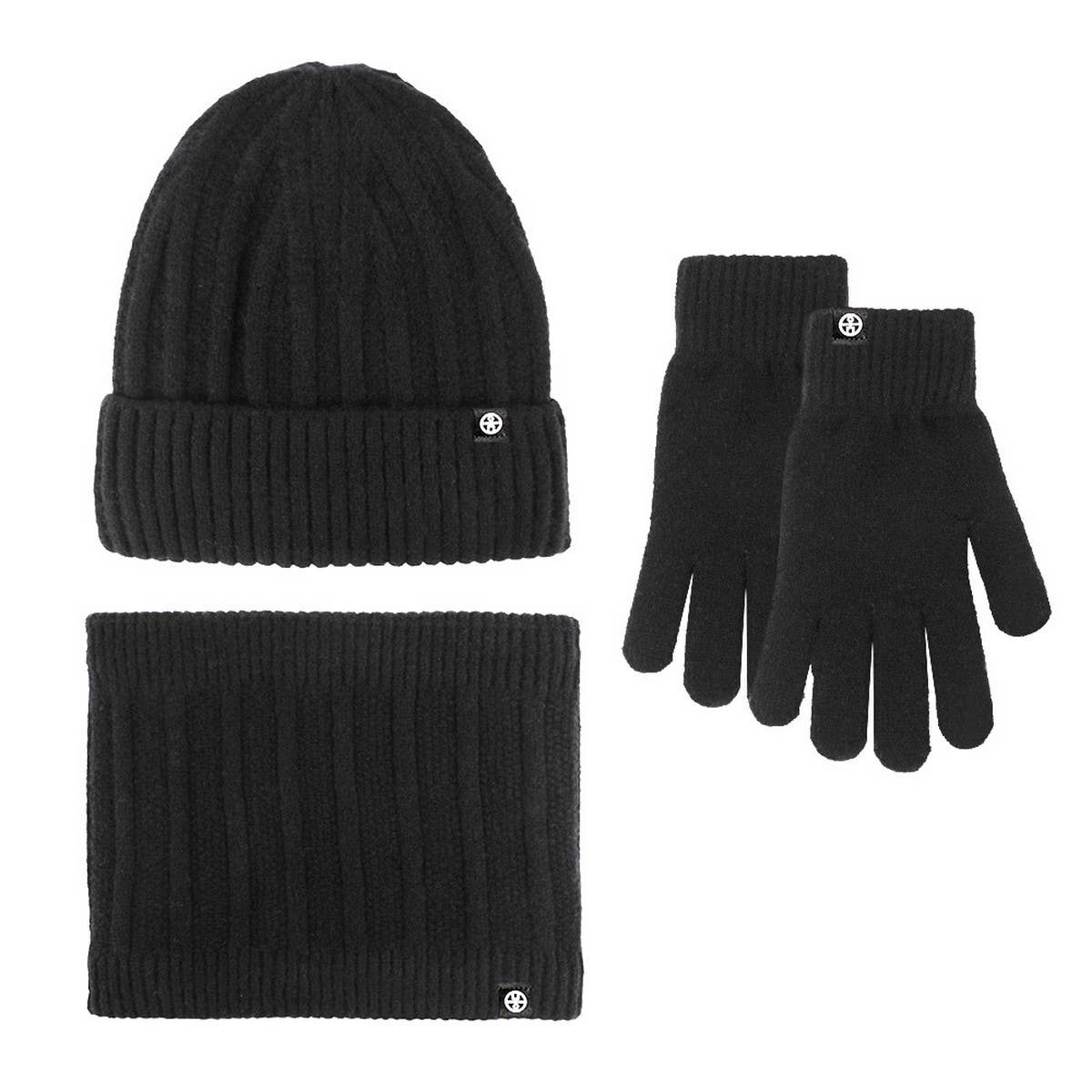 WINTER OUTDOOR WARM THICK FLEECE THREE PIECE SUIT