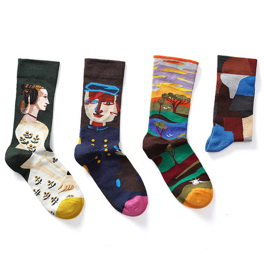 STREET SKATEBOARDING  MID TUBE TIDE SOCKS_CWMS0164