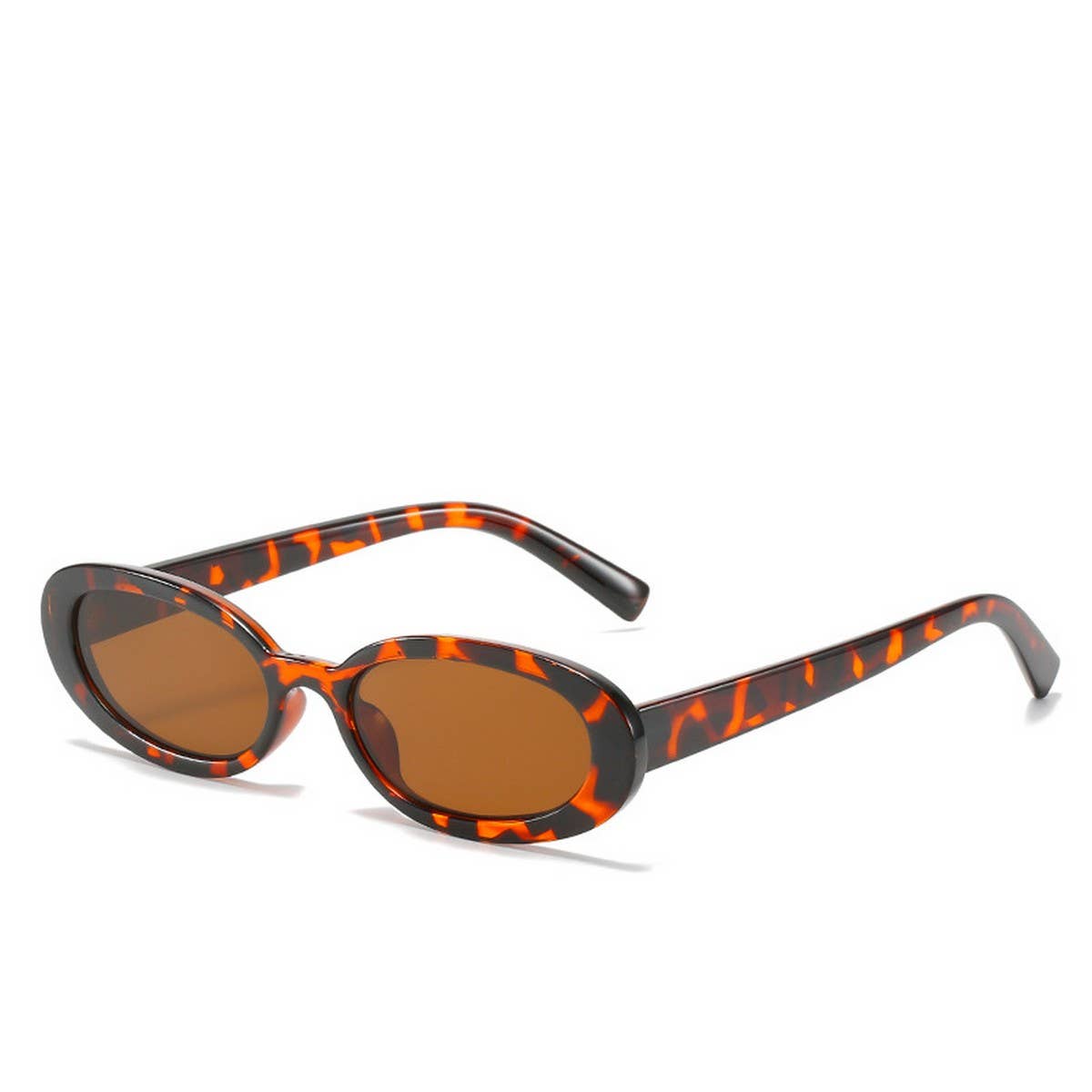 OVAL HIP-HOP RETRO SMALL-FRAME SUNGLASSES WOMEN_CWASG0249