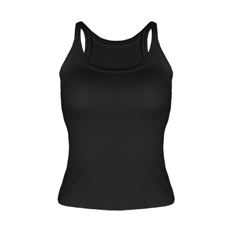 COTTON RIBBED WAISTBAND TOP