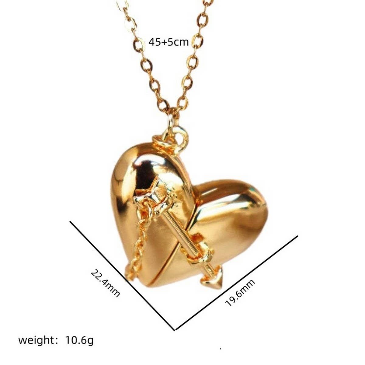 Love Photo Box Pendant Necklace