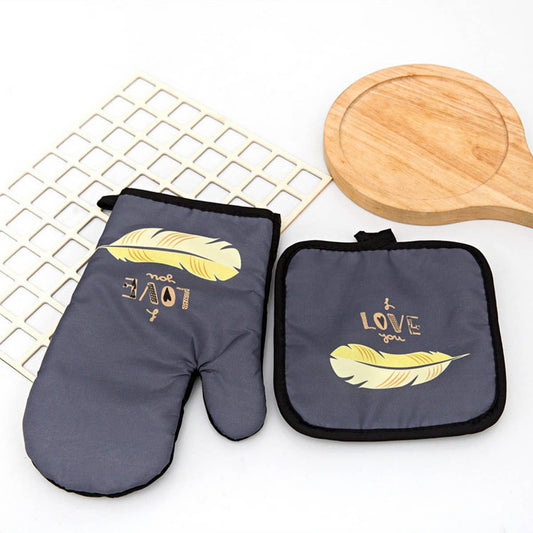 THICKENED ANTI-SCALDING OVEN GLOVES