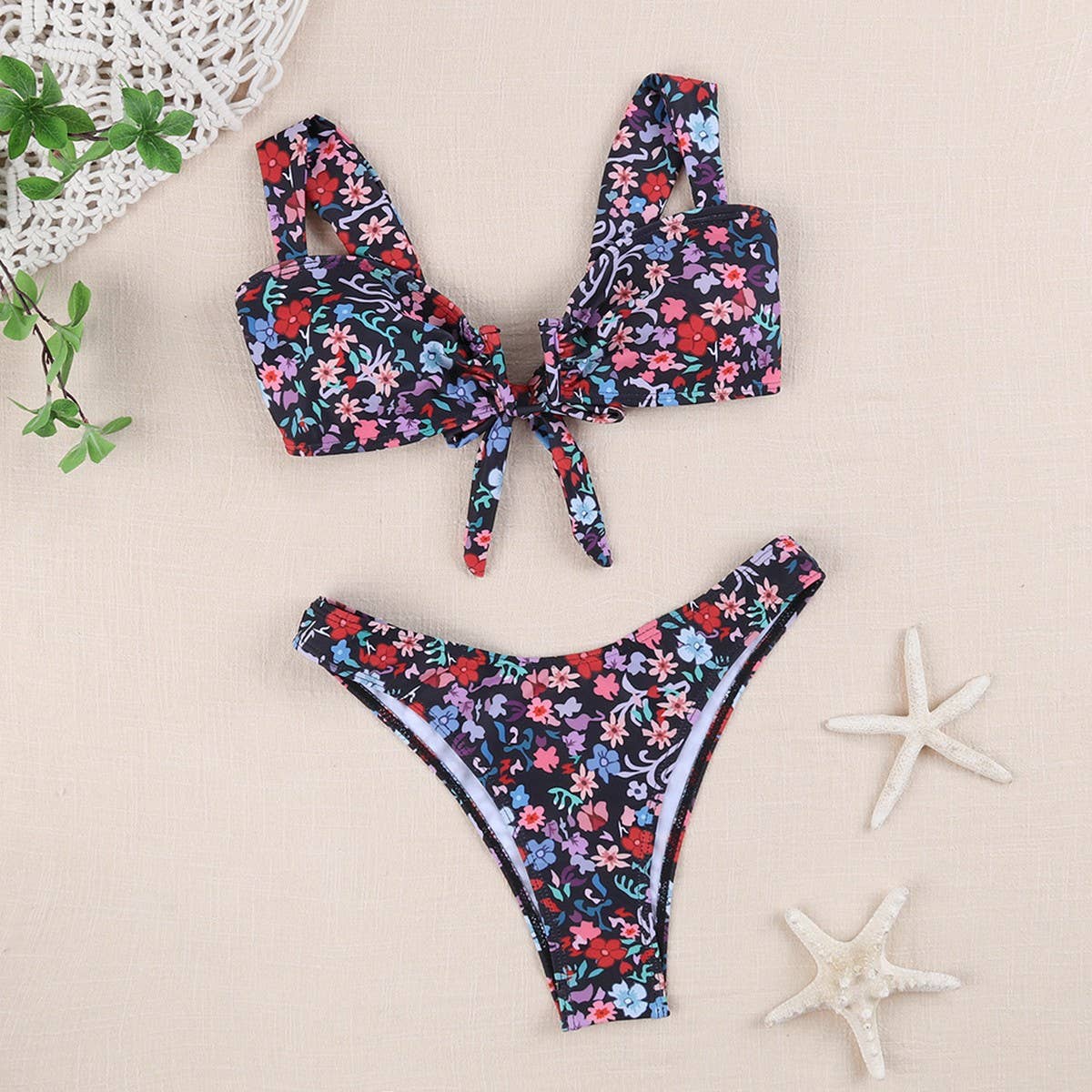 Women's Backless Bikini - Sexy Multi-Color Swimwear