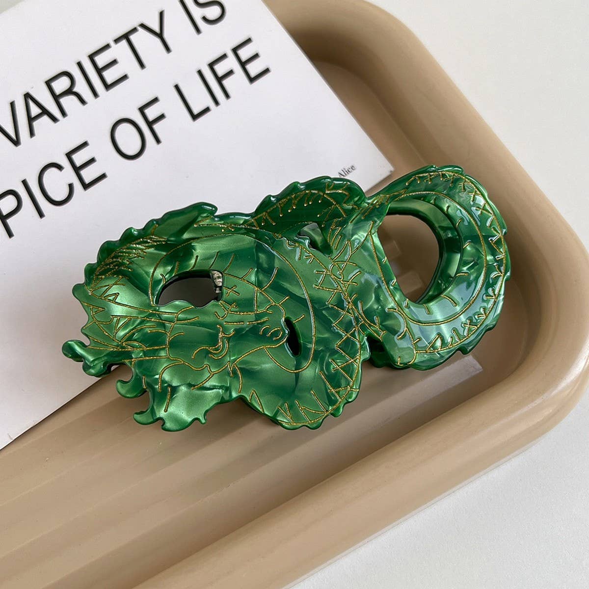 Dragon Year Elegant Acetate Hair Claw Clip