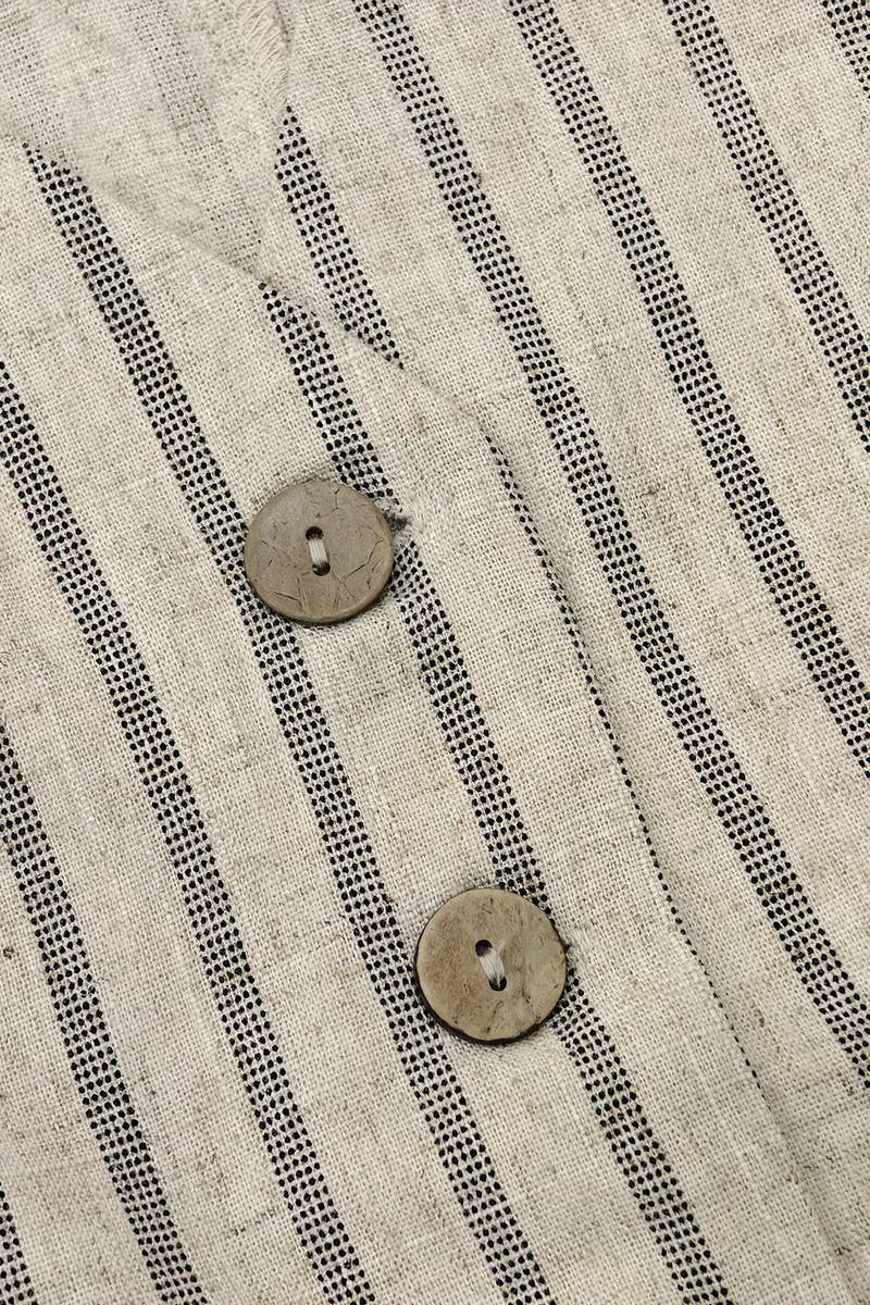 CWSTB2128_SLEEVELESS VEST & STRIPED ELASTIC WAIST PANTS SET