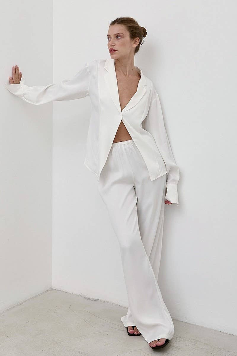 CWSPJ0288_LOOSE LONG-SLEEVED PAJAMAS TWO-PIECE SET