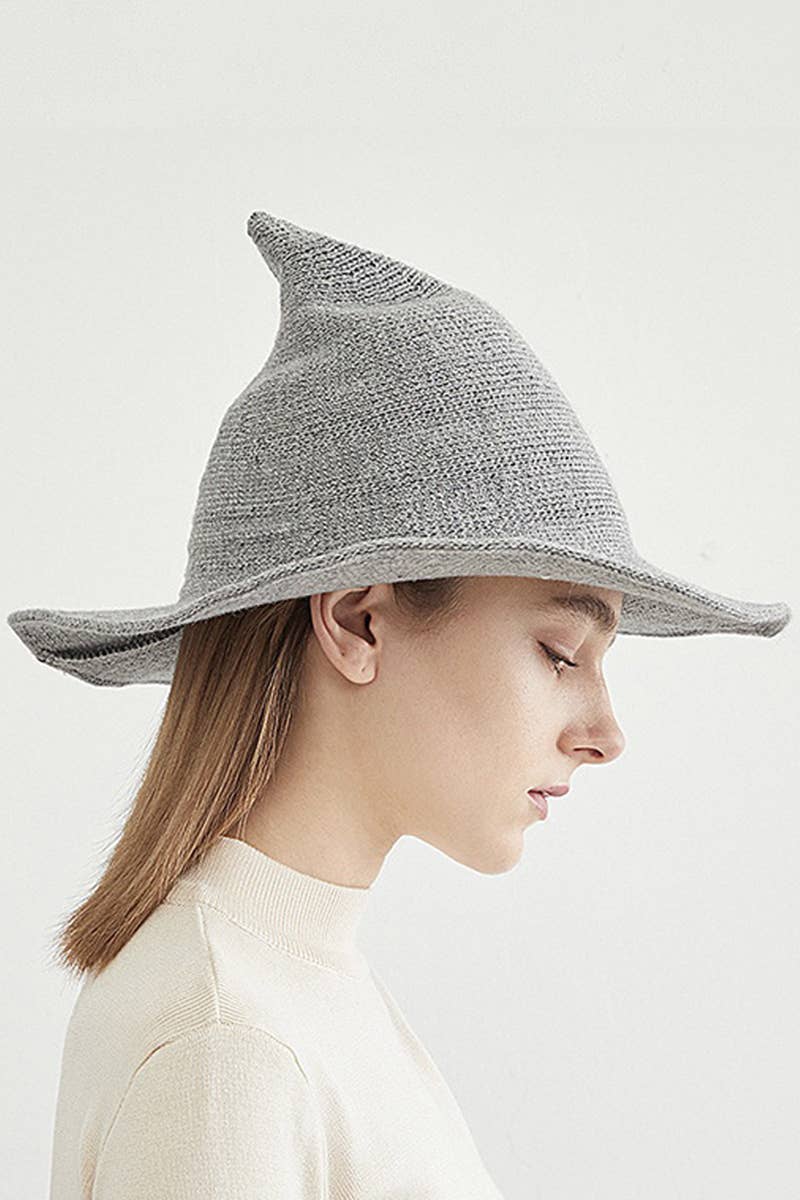 Halloween Pointed Witch Hat, Knit & Foldable_CWAH0617