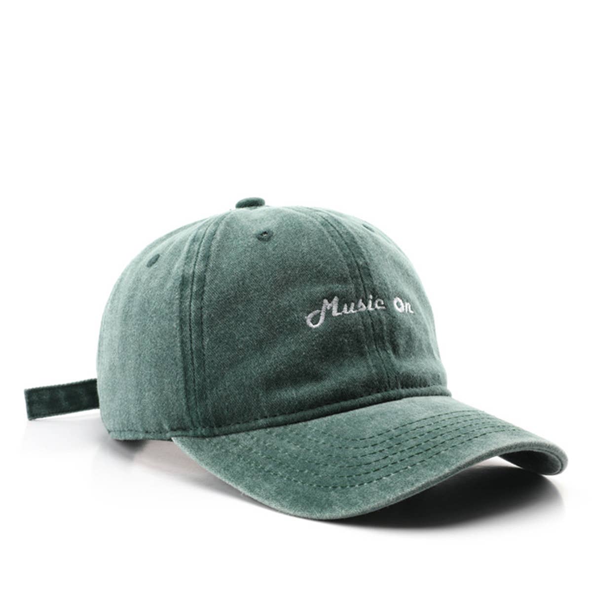 Vintage Washed Letter Embroidered Baseball Cap_CWAH1291