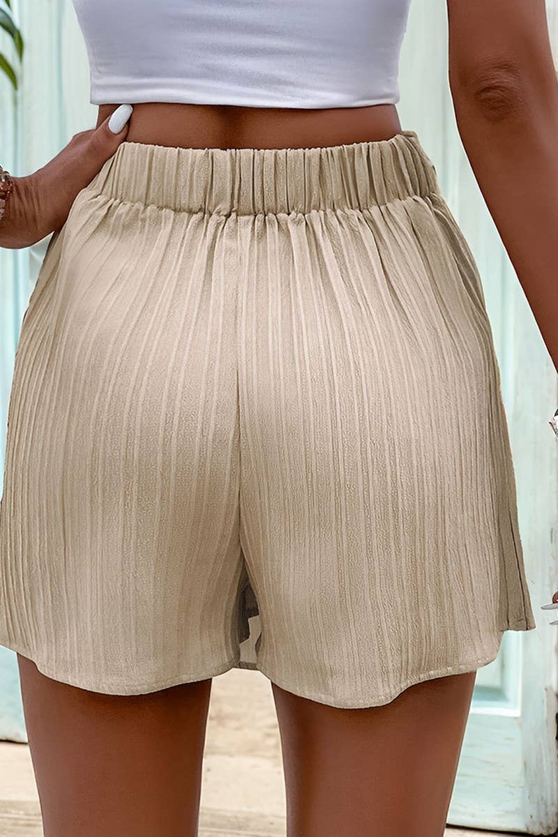 CWBSP0314_CASUAL TWISTED TEXTURED CULOTTES