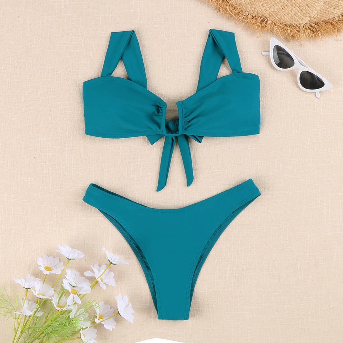 Women's Backless Bikini - Sexy Multi-Color Swimwear