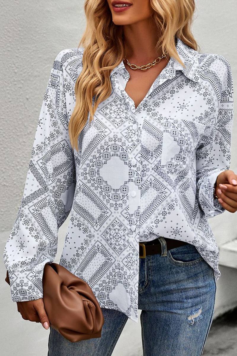 CWTBLL3762_FOUR SEASONS TEMPERAMENT COMMUTER SHIRT