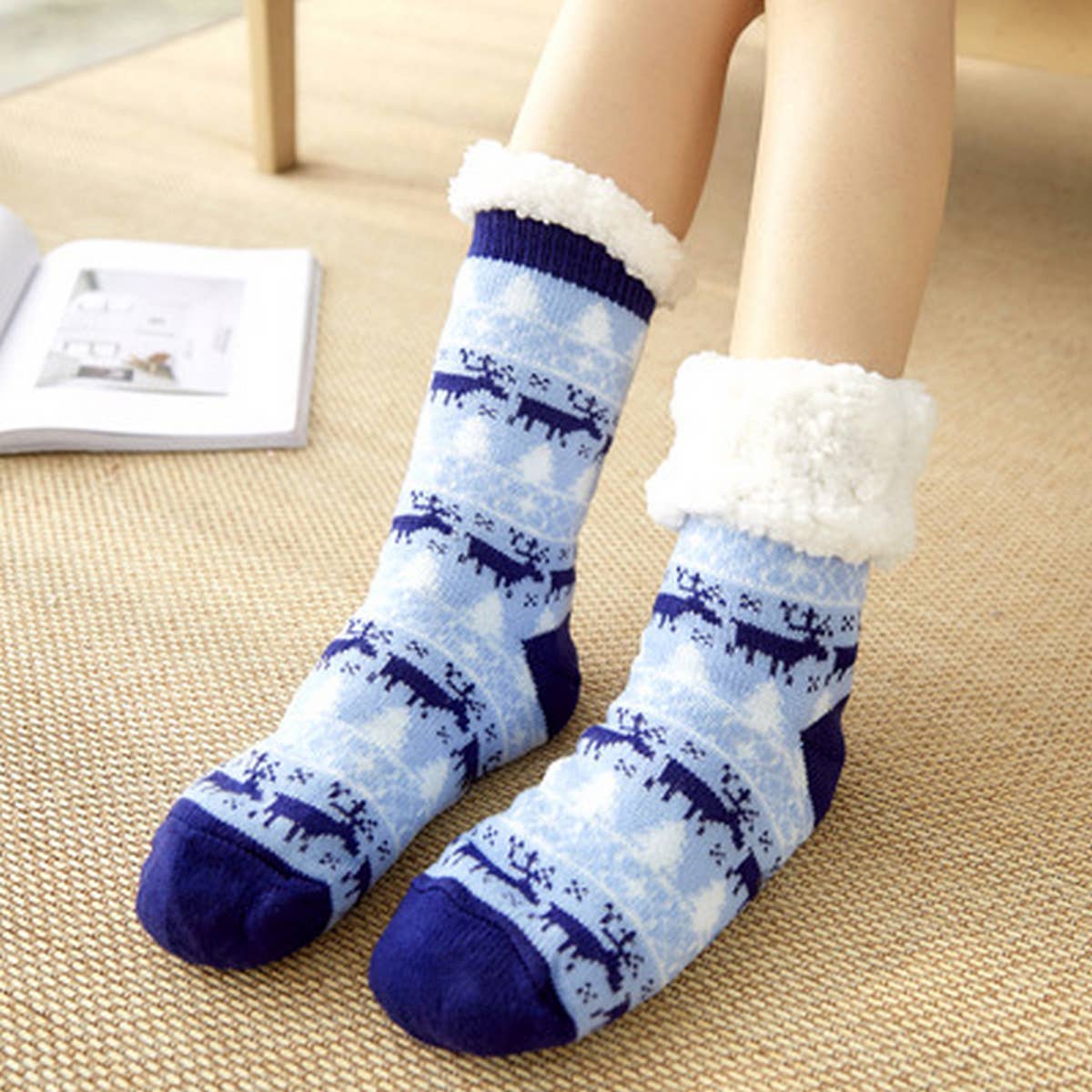 CHRISTMAS WARM PLUSH INDOOR SLIPPERS