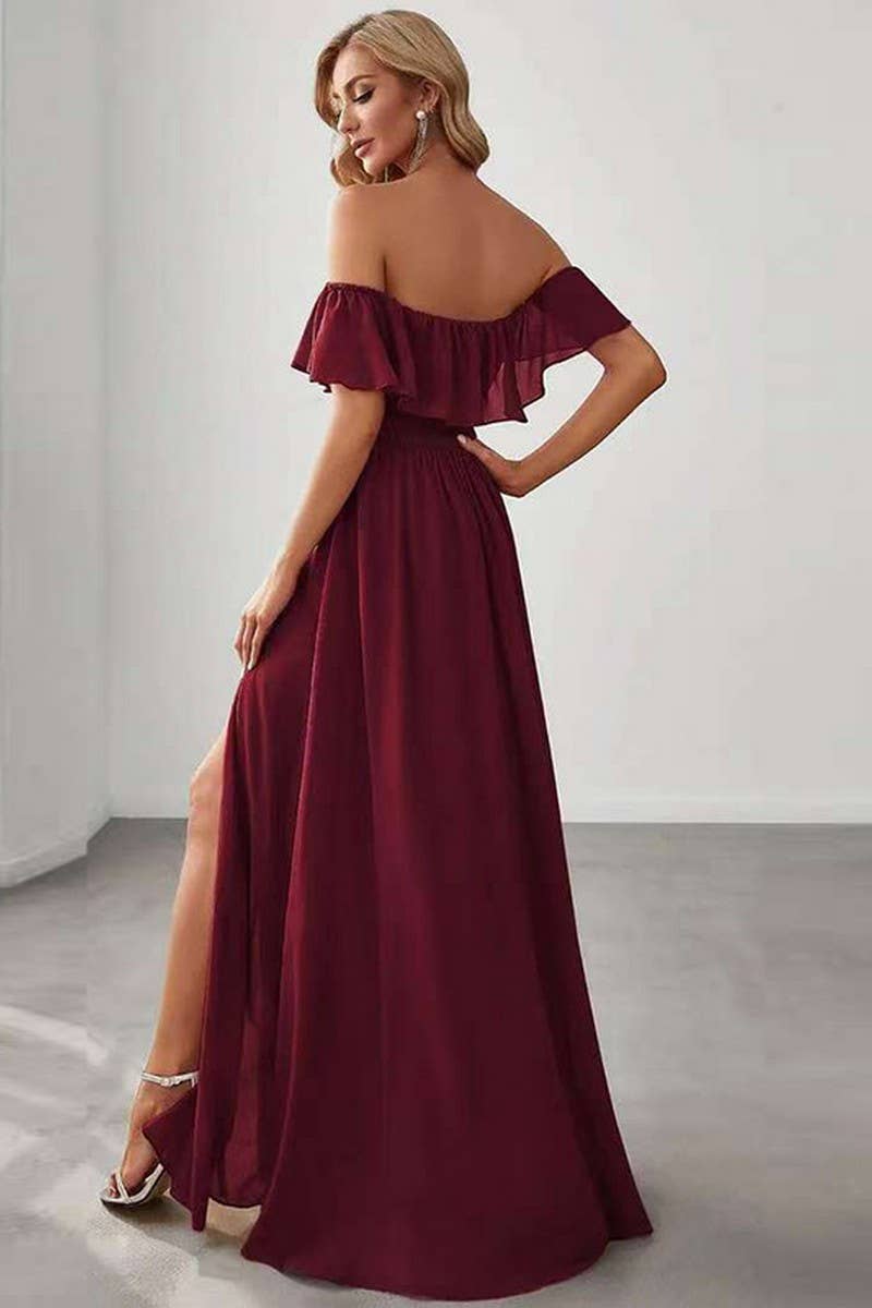 CWDMD01075_CHIFFON BACKLESS SPLIT HEM MAXI DRESS