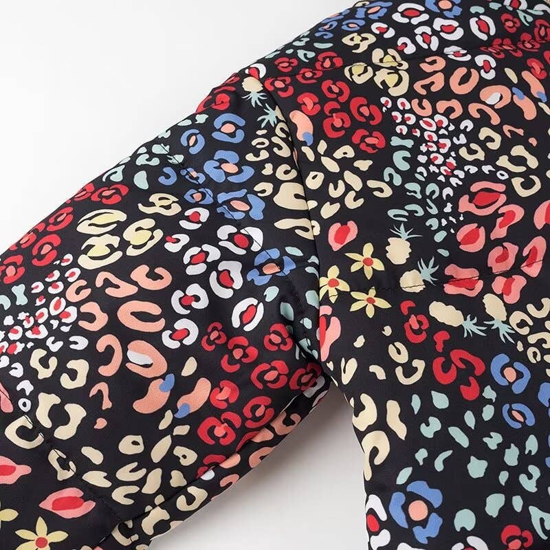 FASHION FLORAL KNITTED OLD MONEY COTTON COAT