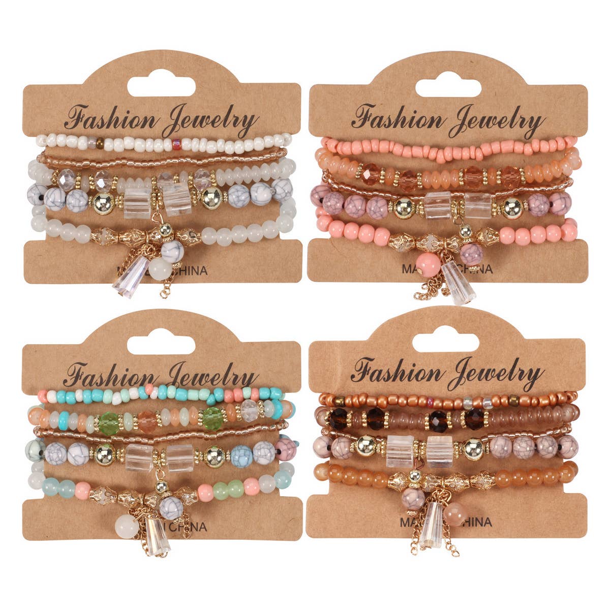 BOHEMIAN CRYSTAL PENDANT STRETCH BRACELET_CWAJE2222