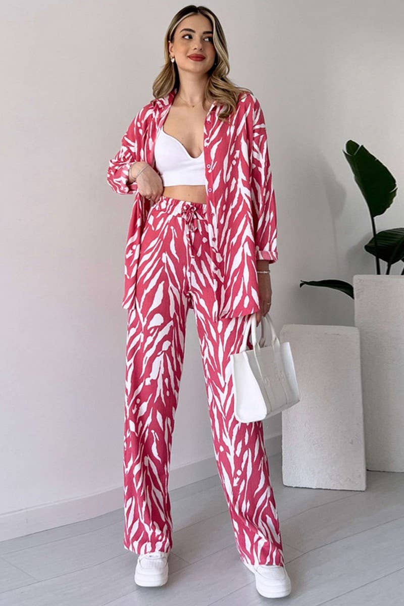 CWSS1062_SPRING WOMEN'S FASHION CASUAL TWO-PIECE SUIT