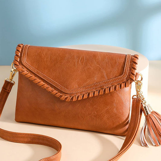 FASHIONABLE SHOULDER CROSSBODY BAG WITH TASSELS_CWAB1814
