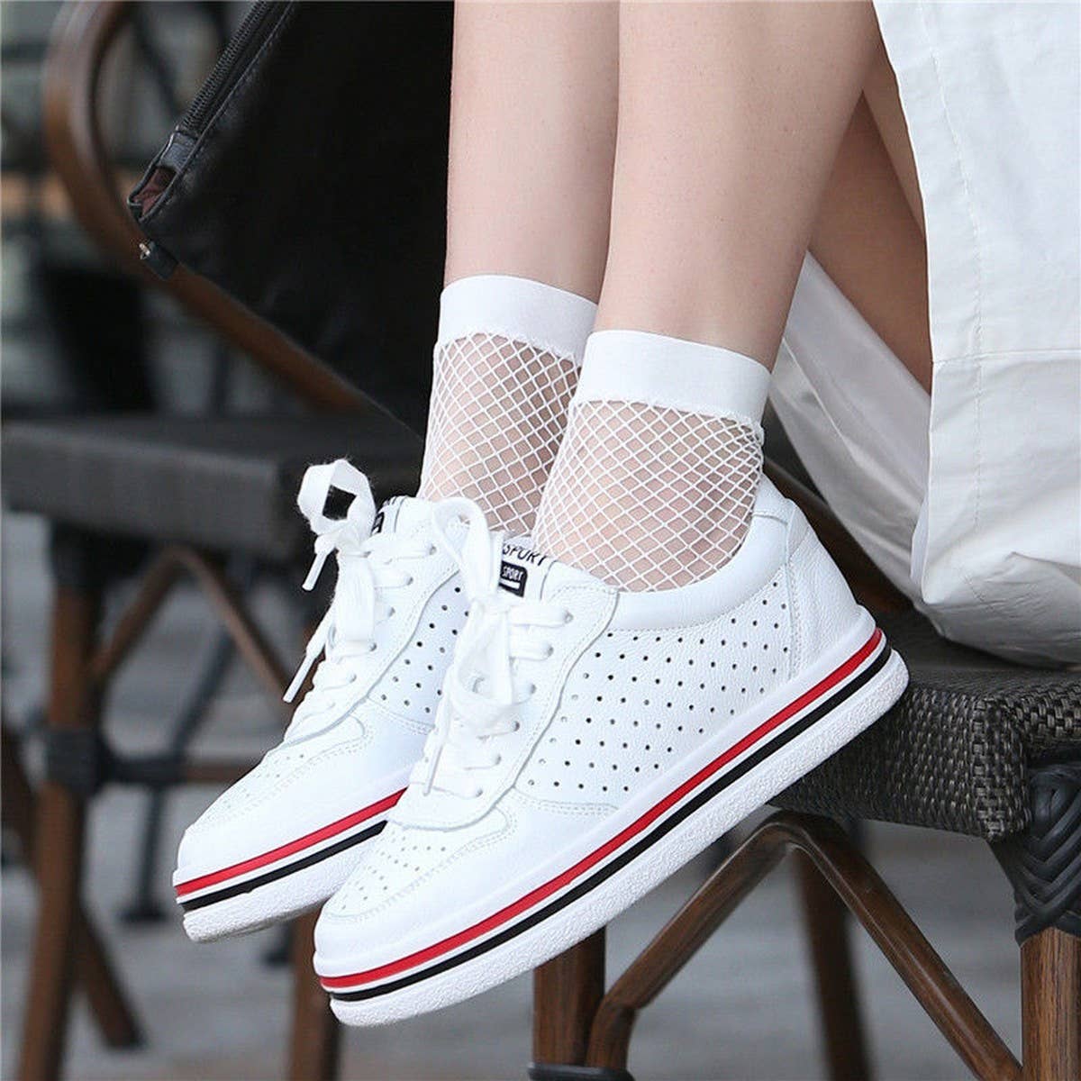 SEXY HOLLOW MESH SOCKS FISHING NET SOCKS