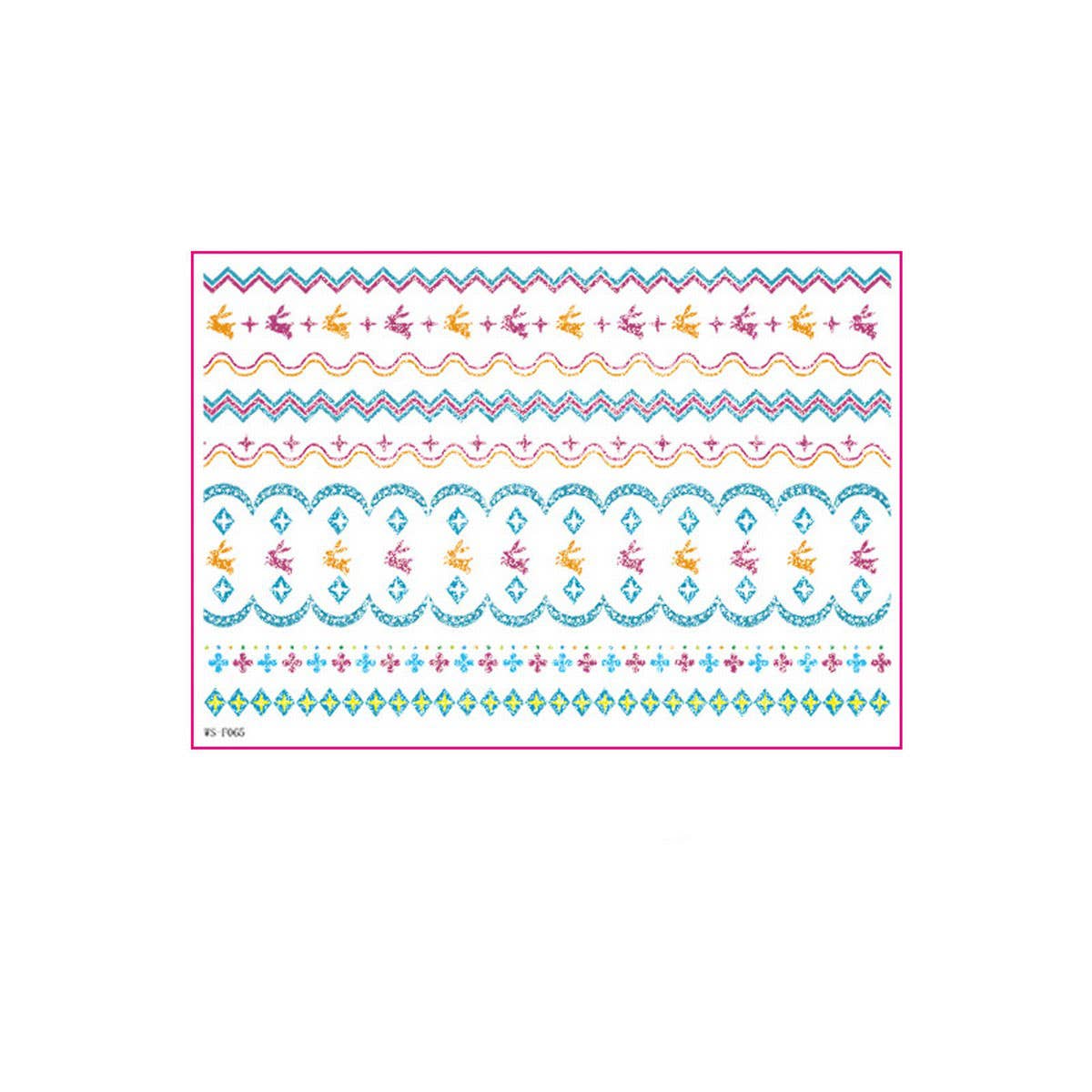 Easter Glitter Water Transfer Stickers for Candles