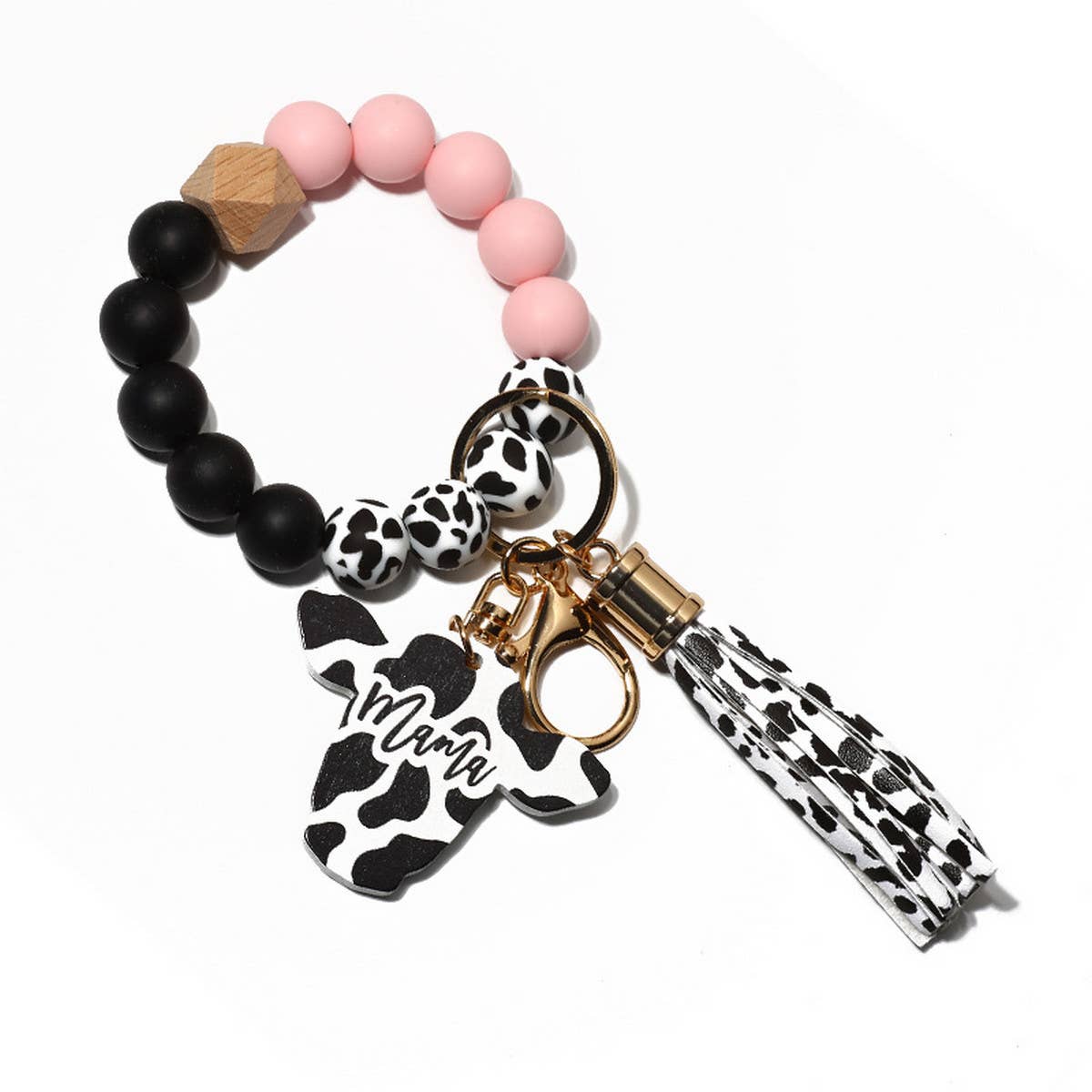 BULL HEAD WESTERN STYLE BRACELET KEYCHAIN_CWMM1289