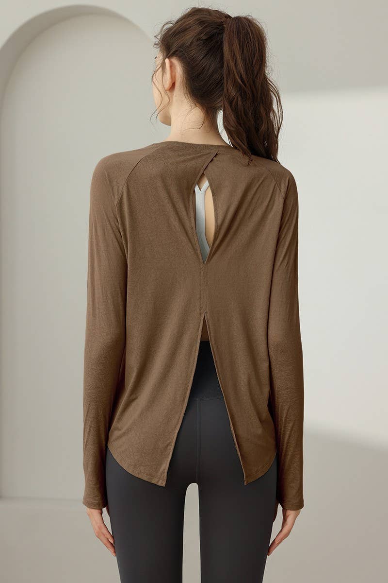 CWTBLL3630_HIGH-END SPORTS STYLE BEAUTIFUL BACK YOGA CLOTHES