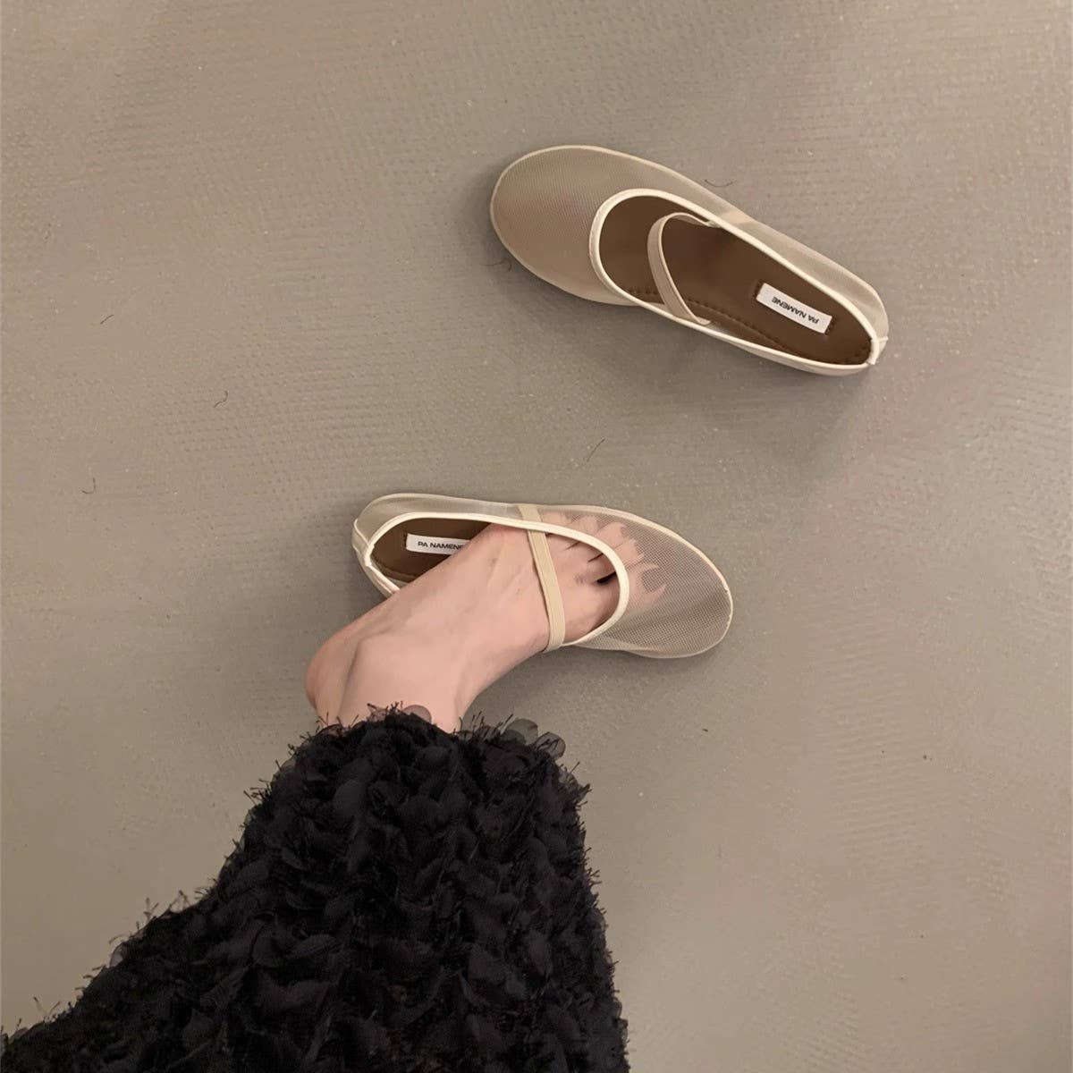 Comfy Mesh Strap Flats for Summer
