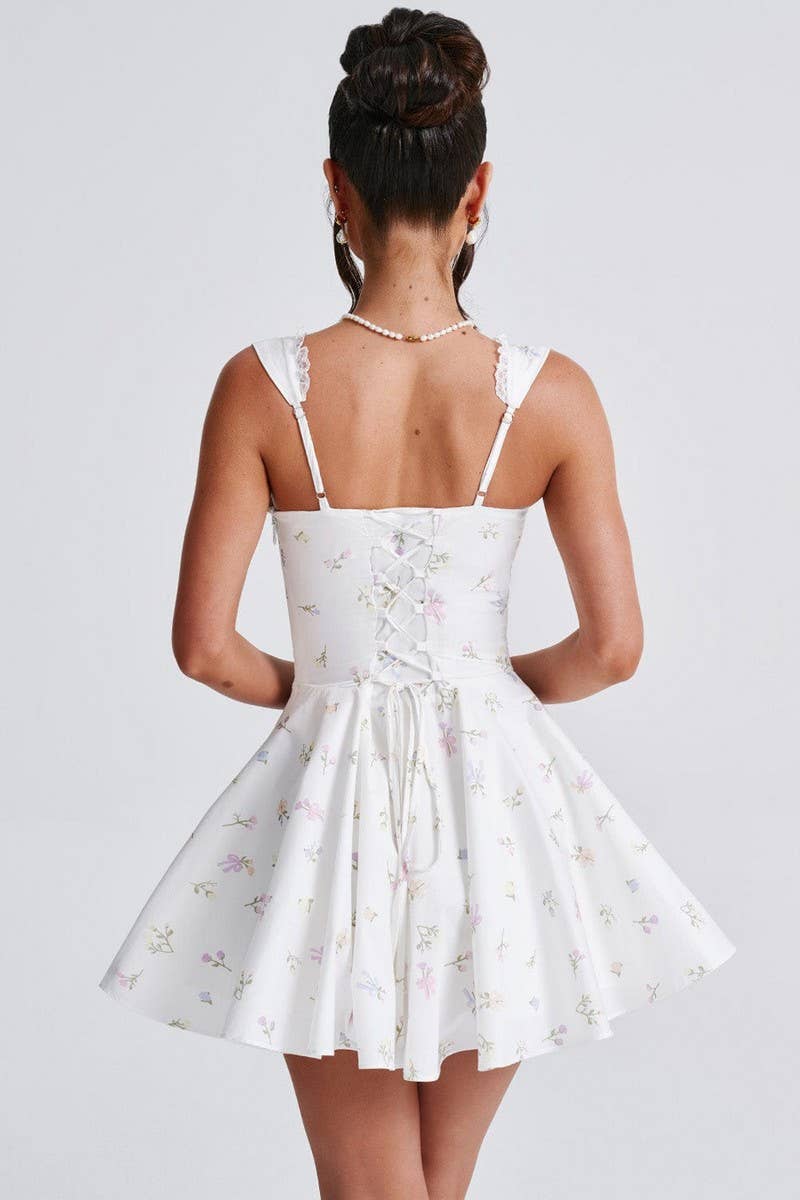 CWDSD8122_LACE SPLICE SEXY BACKLESS BODYCON MINI DRESS