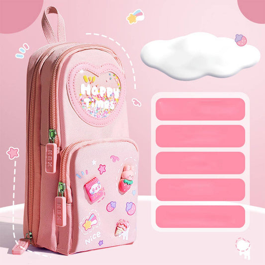 CUTE LARGE CAPACITY THREE-LAYER PENCIL POUCH_CWAB2800