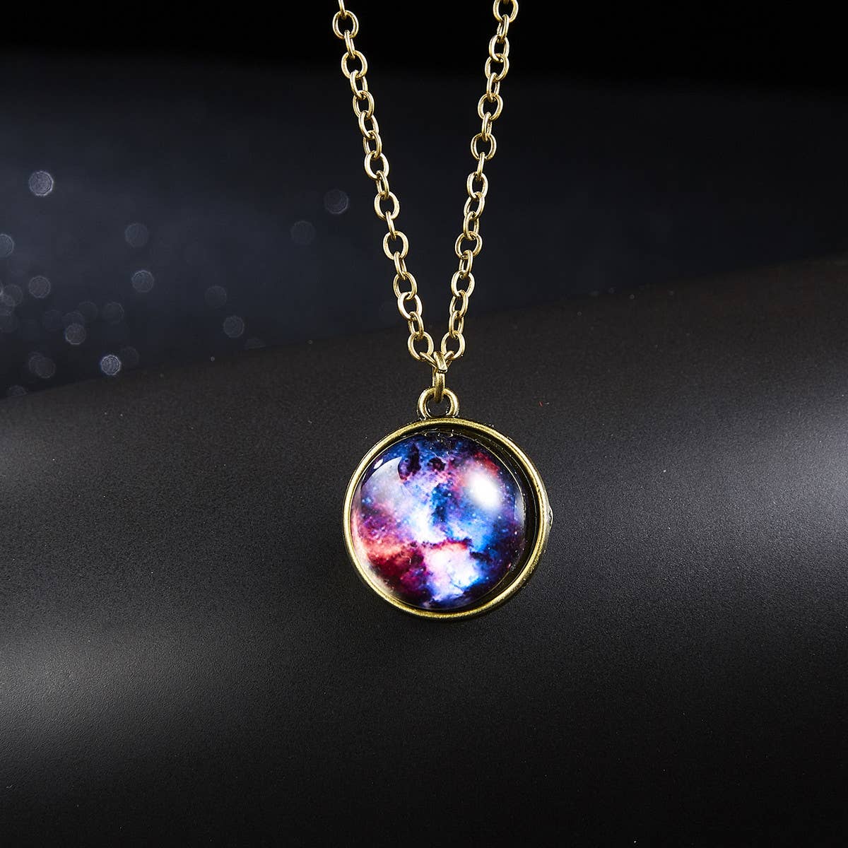 FASHION GALAXY UNIVERSE LUMINOUS NECKLACE_CWAJE2430