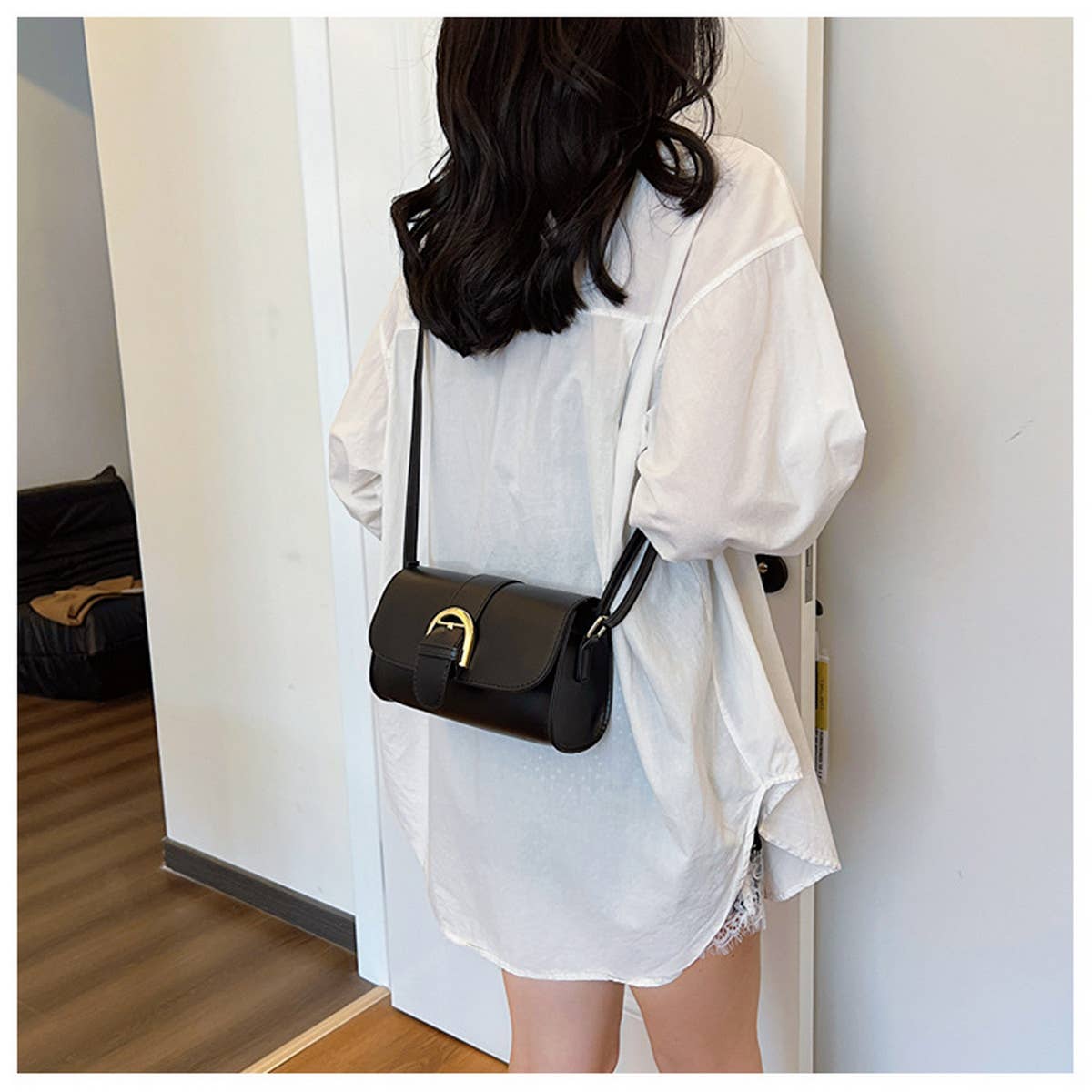 2024 NEW BUCKLE SHOULDER MESSENGER BAG_CWAB2760