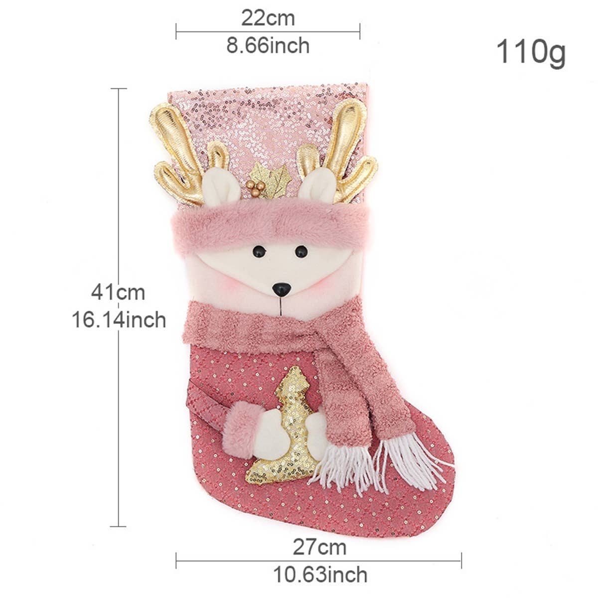 CWMM9404_CHRISTMAS CHILDREN'S CANDY BAG ORNAMENT
