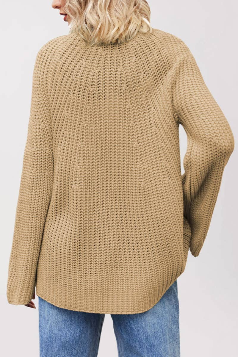 CWOSWL5849_CREW-NECK LONGSLEEVED SWEATER WITH FLARED SLEEVES